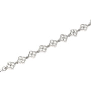 Mabina Bracciale in argento con quadrifogli in zirconi 534059